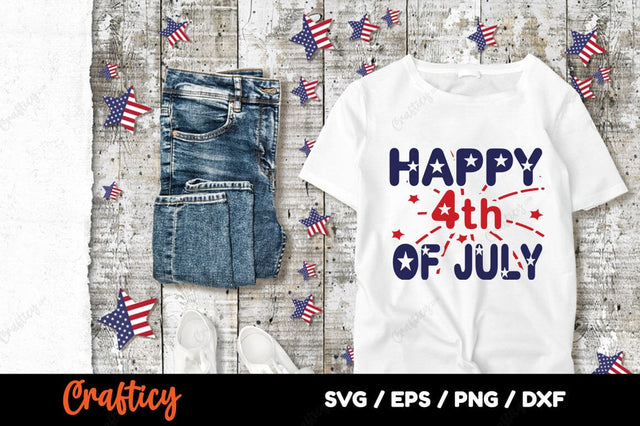 Happy 4th of july SVG Design SVG Designangry 