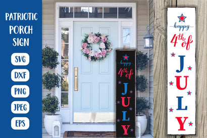 Happy 4th of July SVG. Patriotic Porch Sign. Fourth of July SVG LaBelezoka 