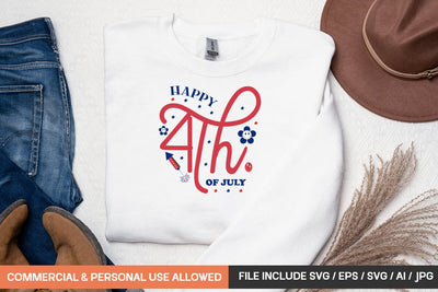 Happy 4th Of July Svg SVG designmaster24 
