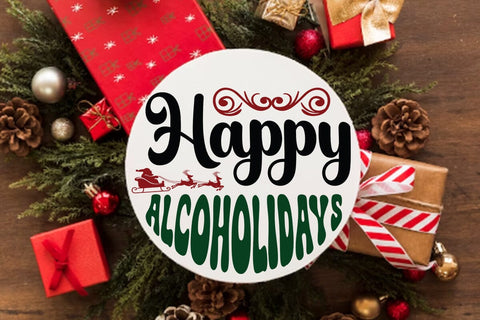 Happy Alcoholidays 2 SVG Angelina750 