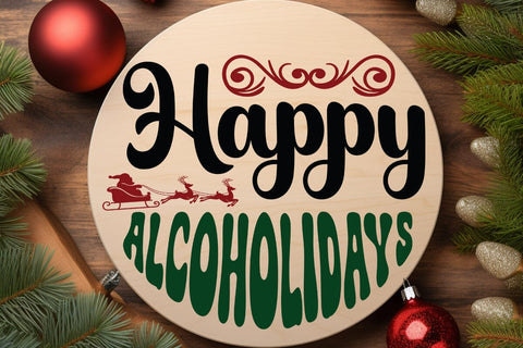 Happy Alcoholidays 2 SVG Angelina750 