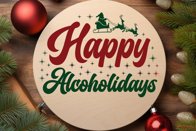 Happy Alcoholidays SVG Angelina750 