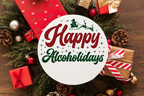 Happy Alcoholidays SVG Angelina750 