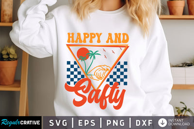 Happy and safty svg Design SVG Regulrcrative 