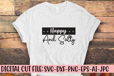 Happy And Salty SVG SVG Syaman 