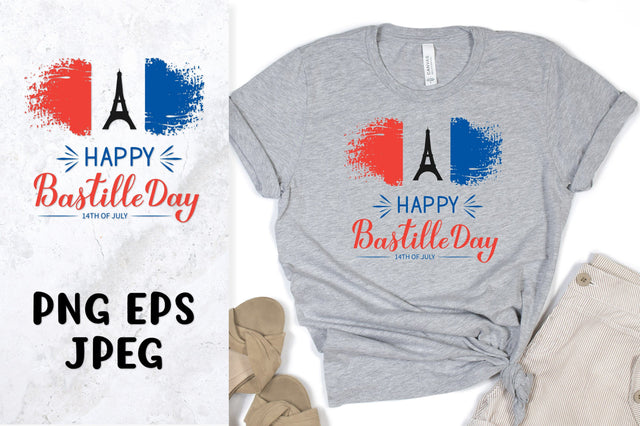 Happy Bastille Day sublimation. National Day in France Sublimation LaBelezoka 