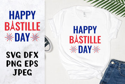 Happy Bastille Day SVG. French National Day sign SVG LaBelezoka 