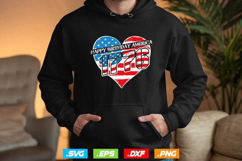 Happy Birthday America Svg , 1776 Svg, 4th Of July Svg SVG Creativeart88 