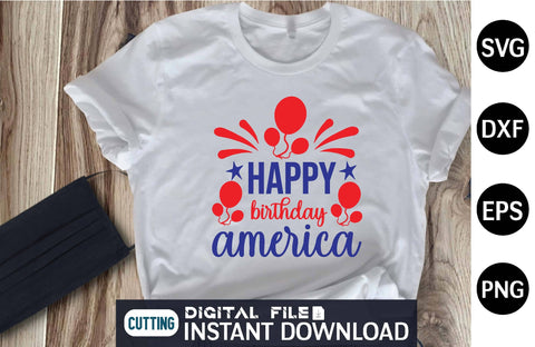 Happy birthday America svg SVG designer krishna 