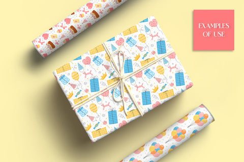 Happy Birthday Cute Clipart & Patterns Vector Collection | PNG Clip Art Bundle | Seamless Digital Paper | Birthday Cute Illustrations for Kids Parties Boys and Girls Digital Pattern AnnaViolet_store 