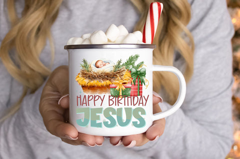 Happy birthday jesus png design Sublimation Regulrcrative 