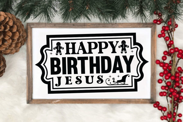 Happy birthday jesus SVG Angelina750 