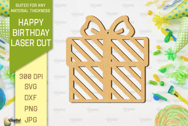 Happy Birthday Laser Cut. Happy Birthday Wall Decor SVG SVG Evgenyia Guschina 