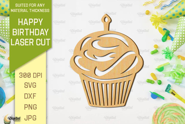 Happy Birthday Laser Cut. Happy Birthday Wall Decor SVG SVG Evgenyia Guschina 