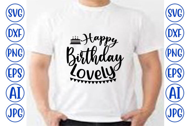 Happy Birthday Lovely SVG Syaman 