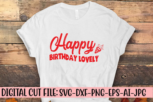 Happy Birthday Lovely SVG Syaman 