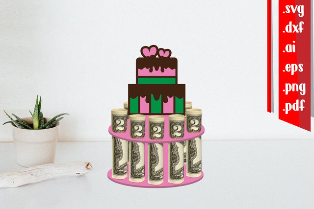 Happy Birthday Money Cake 3D Paper zafrans studio 