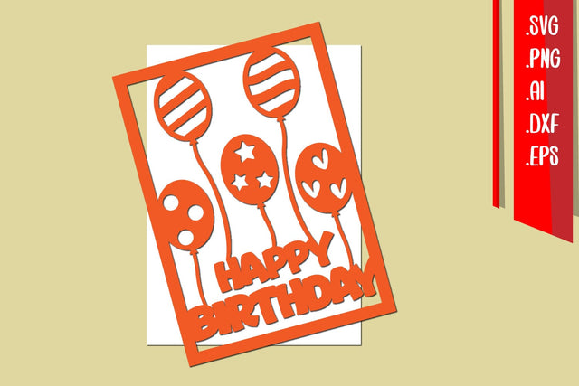Happy Birthday Papercut, Birthday Cut Files SVG zafrans studio 