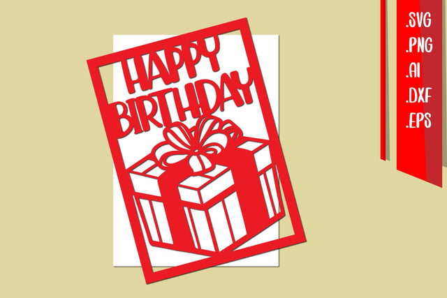 Happy Birthday Papercut, Birthday Cut Files SVG zafrans studio 