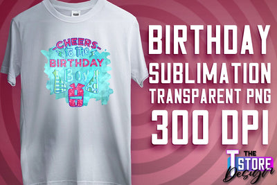 Happy Birthday PNG | B-Day PNG Design | Birthday Quotes | PNG File Sublimation The T Store Design 