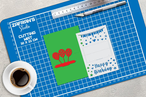Happy Birthday Pop-Up Card 3D Paper zafrans studio 