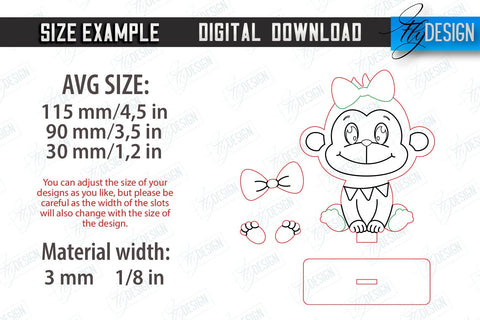 Happy Birthday Standing Decor Laser Cut Bundle | Animals Shape | Table Statuette | Wooden Figurine | CNC Files SVG Fly Design 