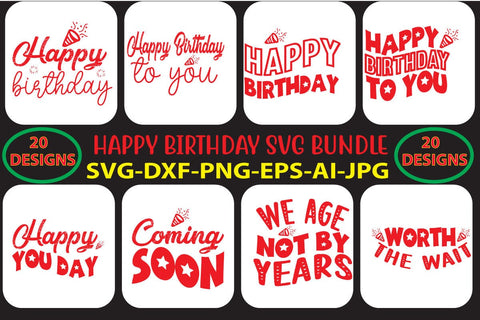 HAPPY-BIRTHDAY-SVG-BUNDLE SVG Syaman 