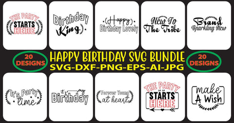 HAPPY-BIRTHDAY-SVG-BUNDLE SVG Syaman 