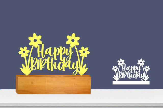 Happy Birthday SVG Laser file, Plotter Files SVG zafrans studio 