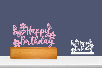 Happy Birthday SVG Laser file, Plotter Files SVG zafrans studio 