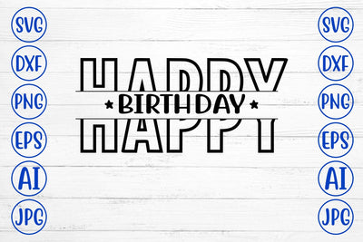 Happy Birthday SVG Syaman 