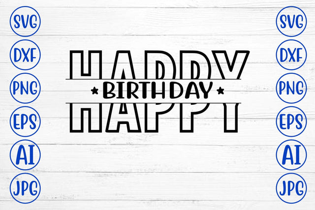 Happy Birthday SVG Syaman 