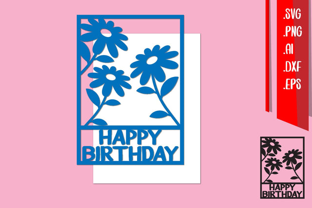 Happy Birthday Template, Birthday Paper cut SVG zafrans studio 