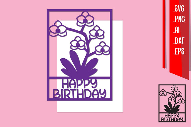 Happy Birthday Template, Birthday Paper cut SVG zafrans studio 