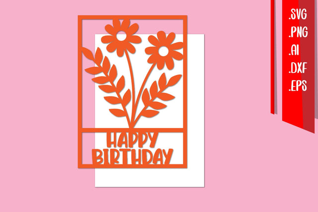 Happy Birthday Template, Birthday Paper cut SVG zafrans studio 