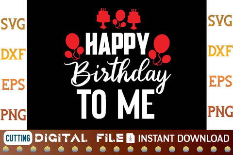 Happy Birthday to me svg SVG designer krishna 