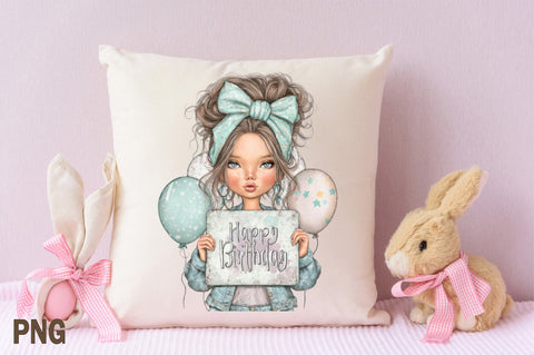 Happy Birthday woman PNG Sublimation SVGArt 