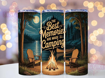 Happy Camper Nature Adventure Tumbler, Outdoor Adventure Gift, Camp Life Present, Nature Lover Tumbler, Happy Camper Design, RV Life Gift, Wilderness Memory Cup Sublimation SvggirlplusArt 
