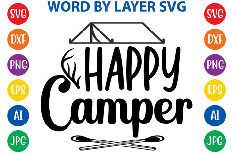 Happy Camper SVG DESIGN SVG Rafiqul20606 