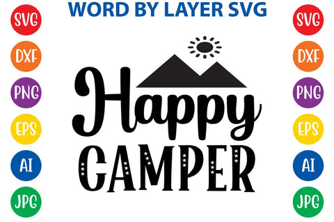 Happy camper SVG DESIGN SVG Rafiqul20606 