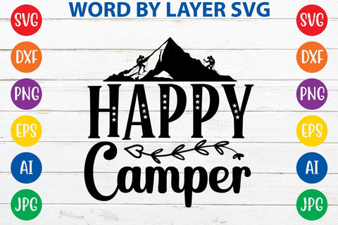 Happy Camper SVG DESIGN SVG Rafiqul20606 
