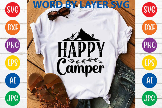 Happy Camper SVG DESIGN SVG Rafiqul20606 