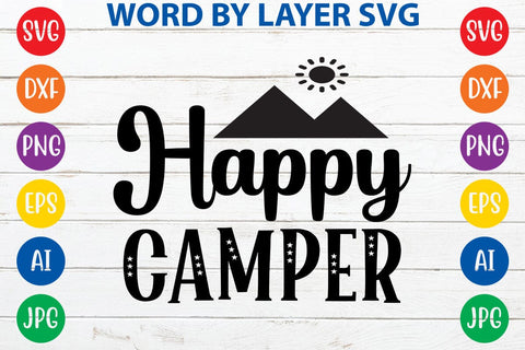 Happy camper SVG DESIGN SVG Rafiqul20606 