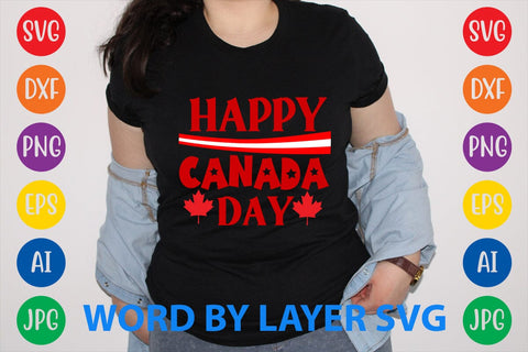 Happy Canada Day svg design SVG Rafiqul20606 