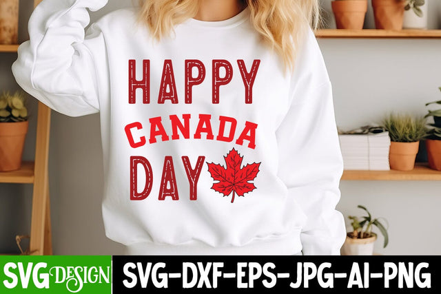 Happy Canada Day SVG Design,Canada SVG Design,Canada Day SVG Design ,Canada Day Shirt Design,Canada Day Round Sign SVG,Canada Day Sublimation PNG SVG BlackCatsMedia 