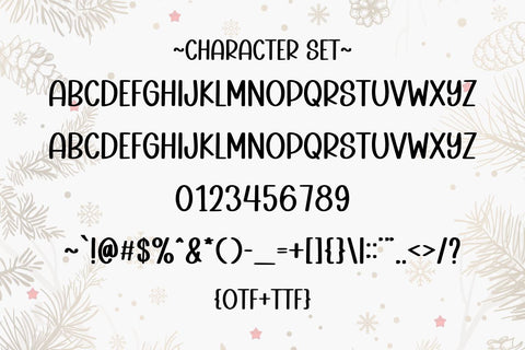 Happy Christmas Font Masyafi Studio 