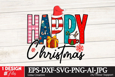 Happy Christmas Sublimation PNG, Christmas Sublimation Design, Christmas SVG ,Christmas SVG Cut File,Christmas Clip Art ,Chriustmas T-shirt Design Sublimation Insomnia Std 