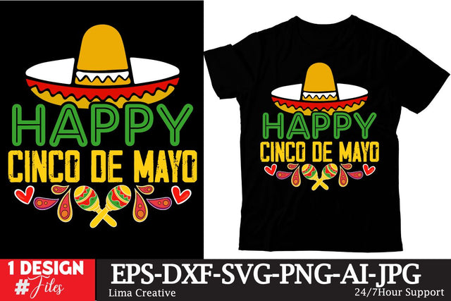 Happy Cinco De Mayo SVG Cut File SVG Insomnia Std 