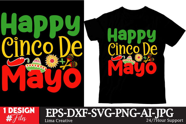 Happy Cinco De Mayo SVG Cut File SVG Insomnia Std 