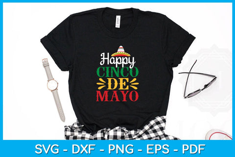 Happy Cinco De Mayo SVG PNG PDF Cut File SVG Creativedesigntee 